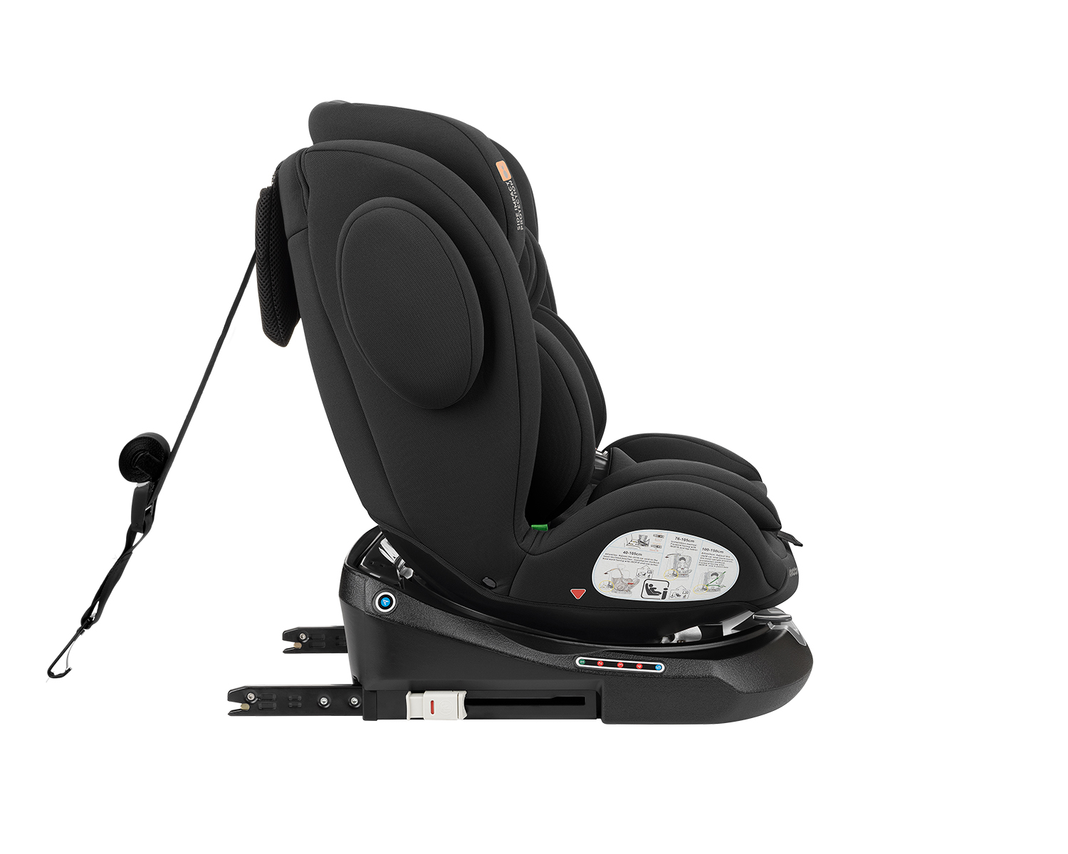 Silla de coche 40-150 cm i-Felix i-SIZE Negro