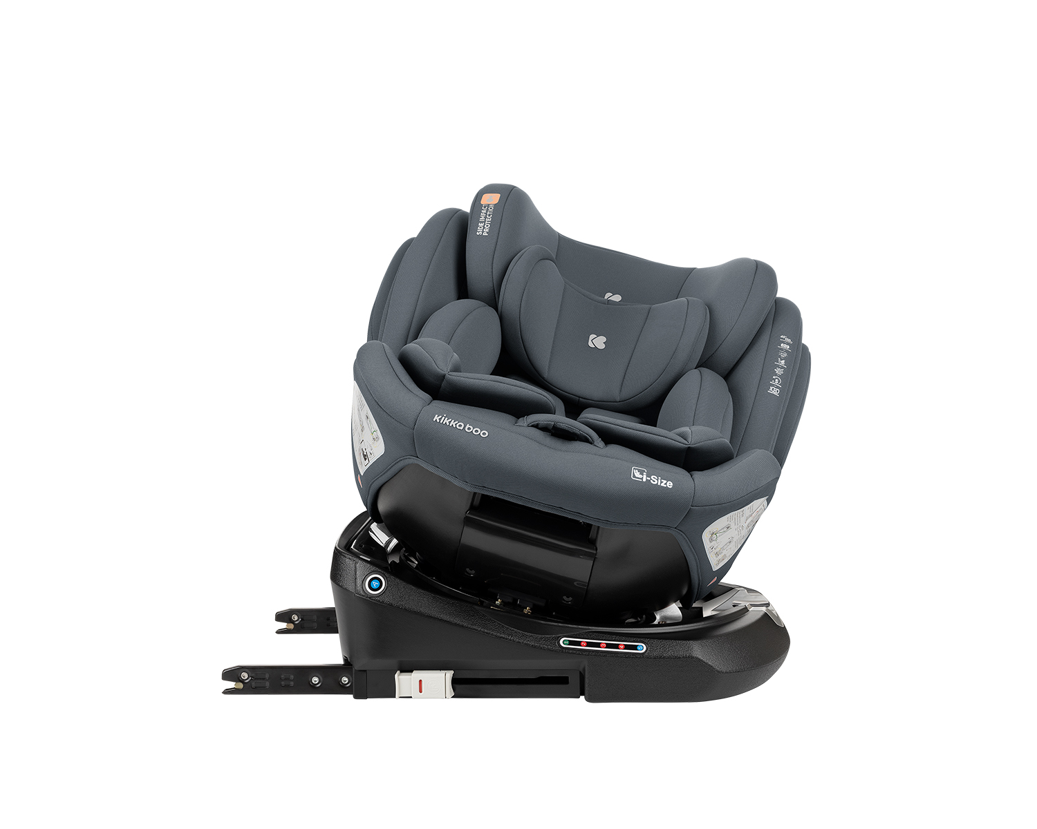 Silla de coche 40-150 cm i-Felix i-SIZE Gris Oscuro