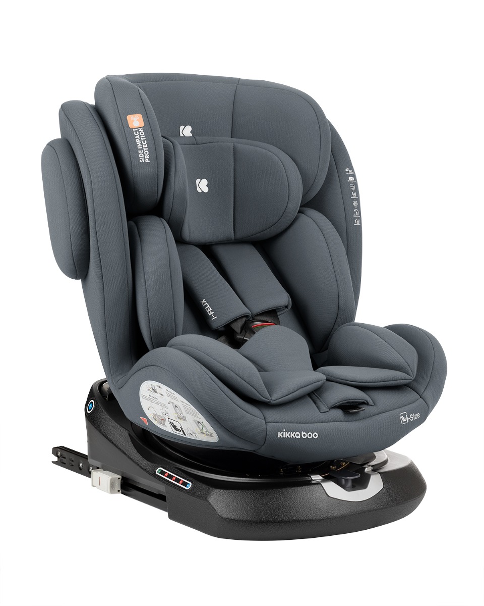 Silla de coche 40-150 cm i-Felix i-SIZE Gris Oscuro