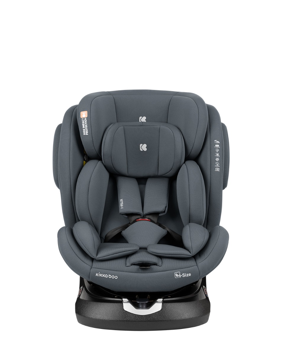 Silla de coche 40-150 cm i-Felix i-SIZE Gris Oscuro