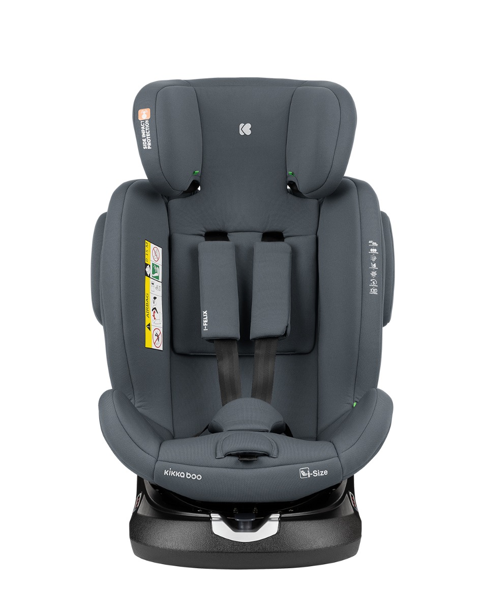Silla de coche 40-150 cm i-Felix i-SIZE Gris Oscuro