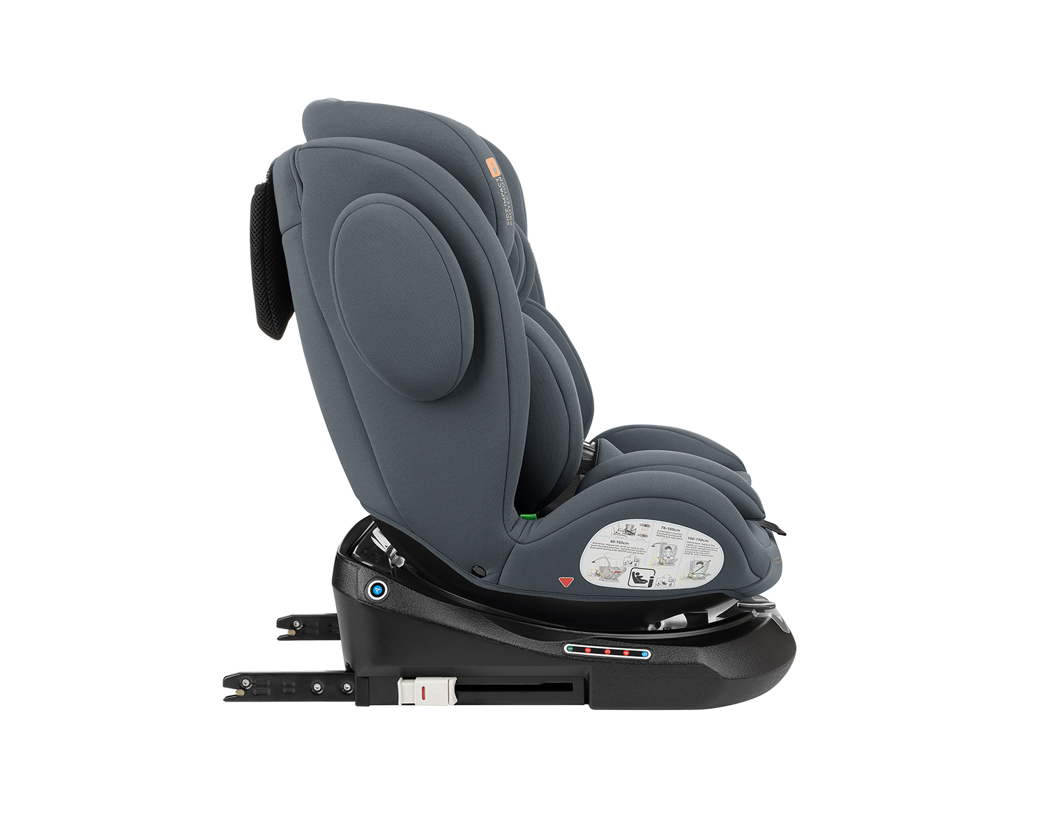 Silla de coche 40-150 cm i-Felix i-SIZE Gris Oscuro