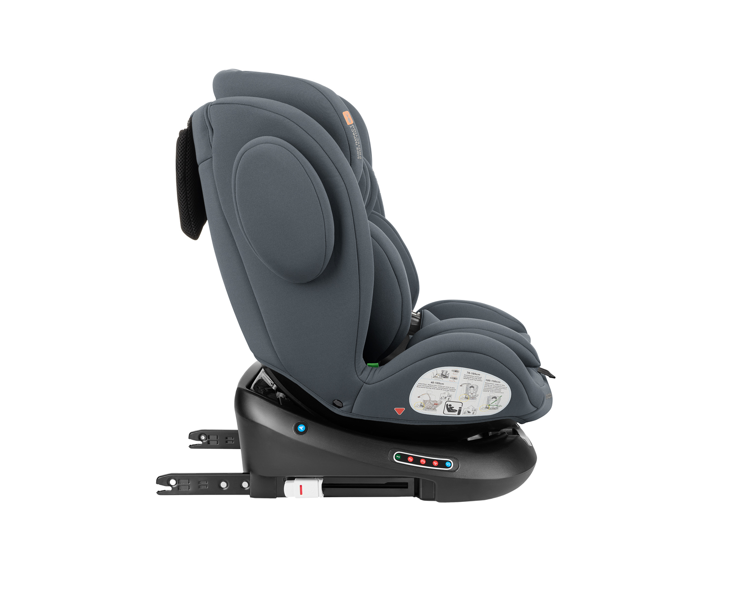 Silla de coche 40-150 cm i-Felix i-SIZE Gris Oscuro