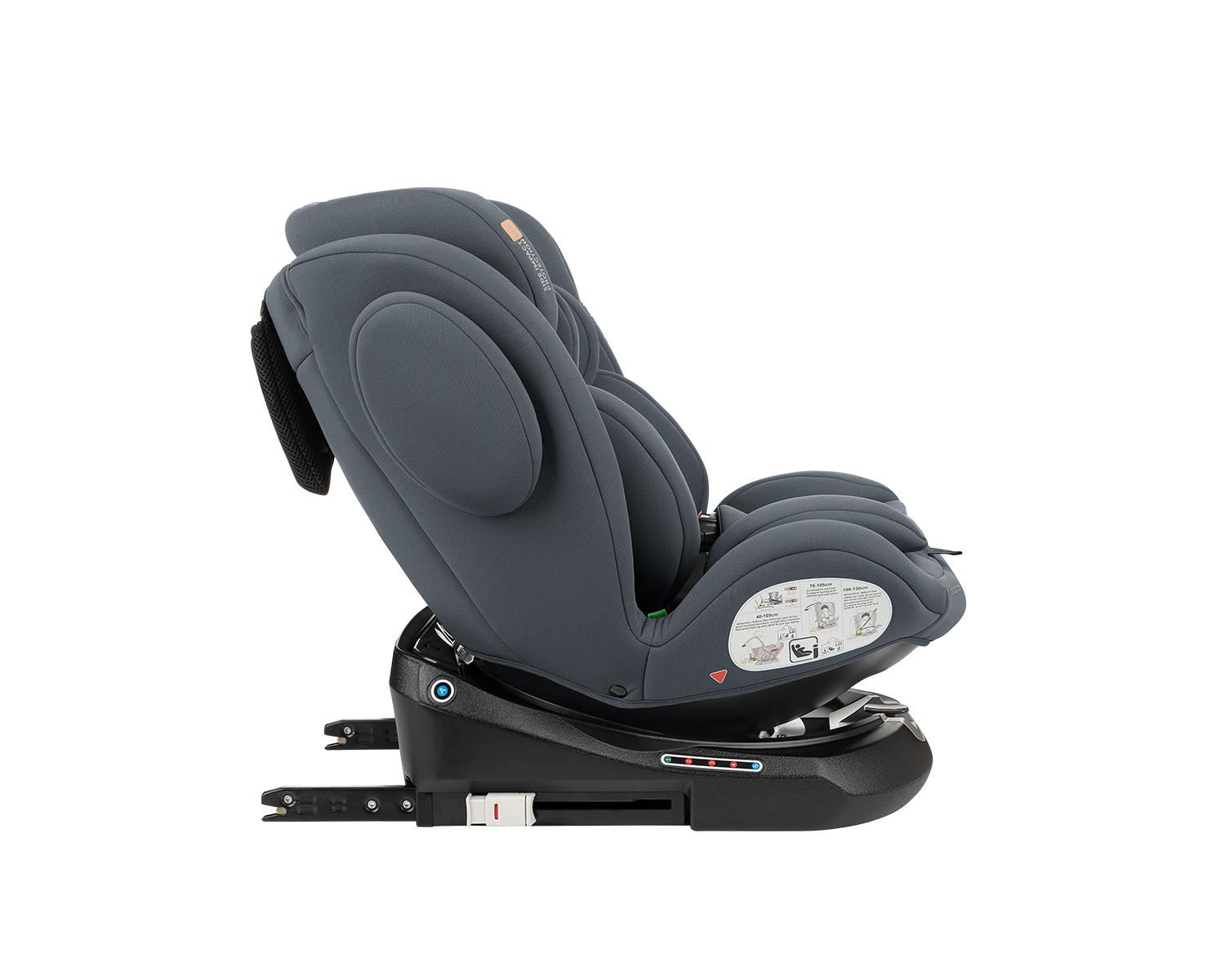Silla de coche 40-150 cm i-Felix i-SIZE Gris Oscuro