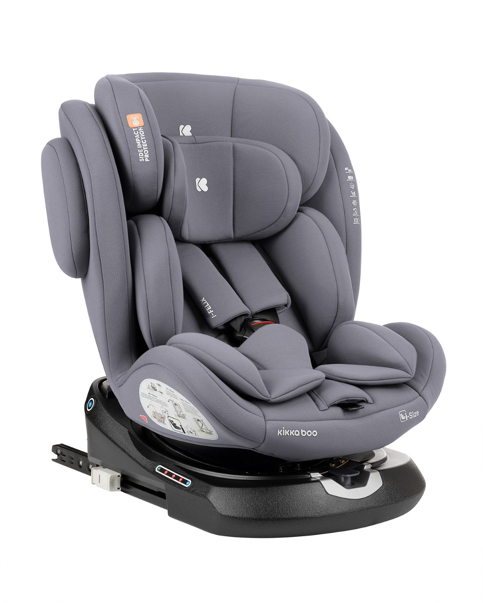 Silla de coche 40-150 cm i-Felix i-SIZE Gris Claro