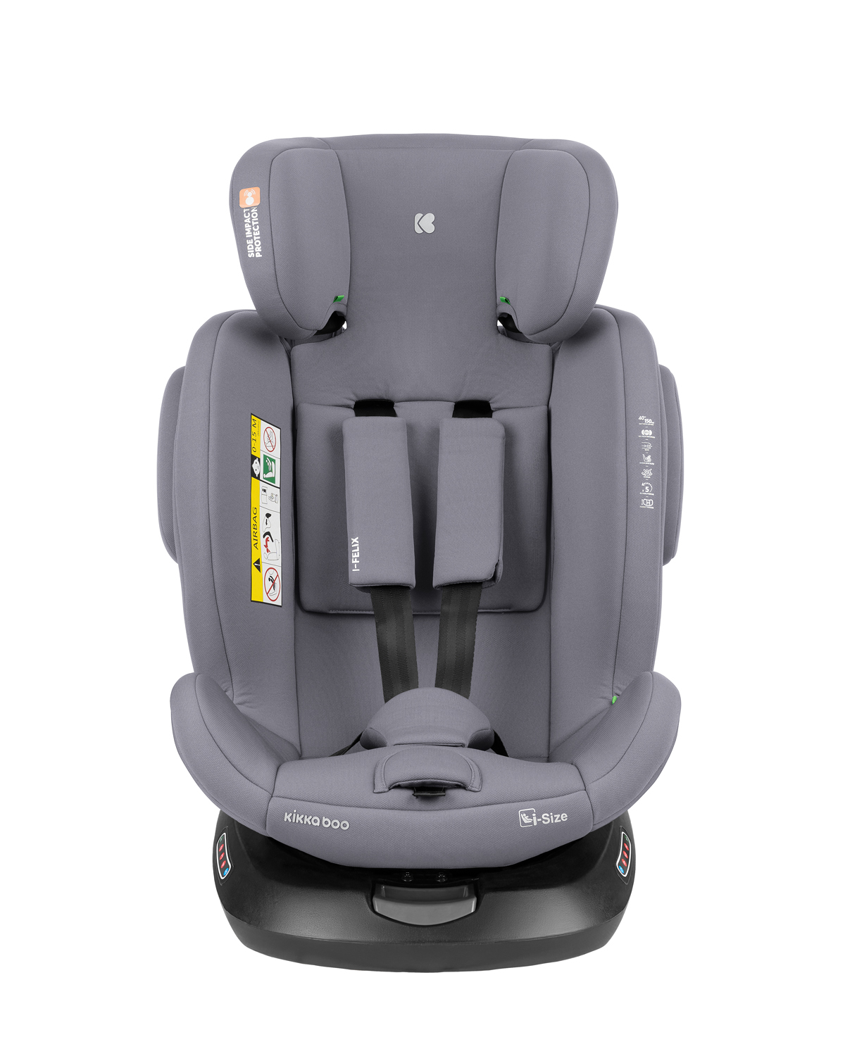 Silla de coche 40-150 cm i-Felix i-SIZE Gris Claro