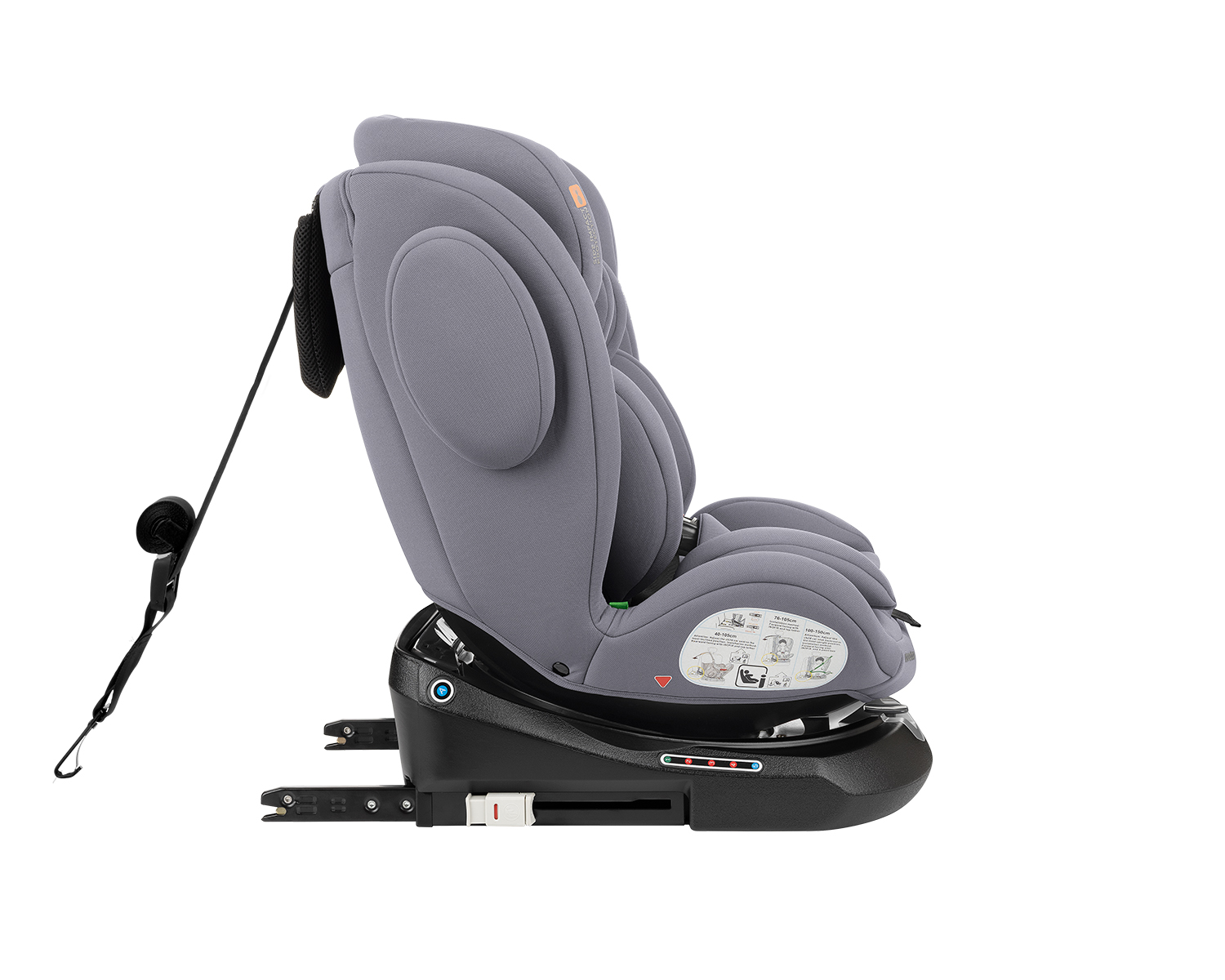 Silla de coche 40-150 cm i-Felix i-SIZE Gris Claro