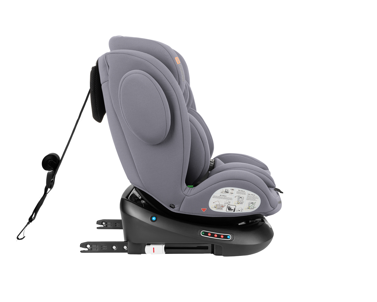 Silla de coche 40-150 cm i-Felix i-SIZE Gris Claro