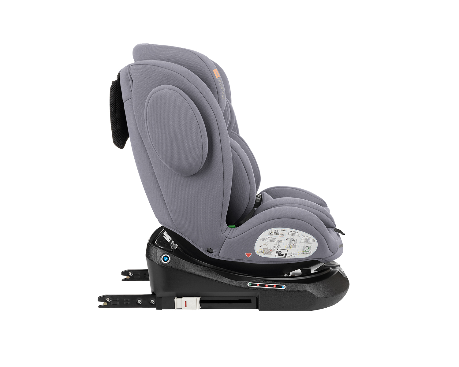 Silla de coche 40-150 cm i-Felix i-SIZE Gris Claro