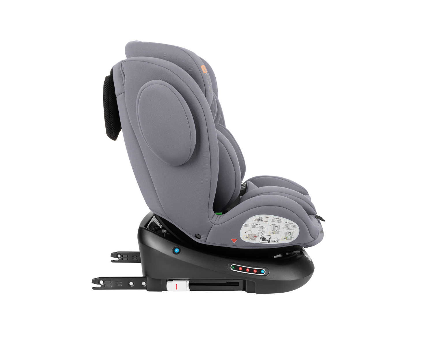 Silla de coche 40-150 cm i-Felix i-SIZE Gris Claro