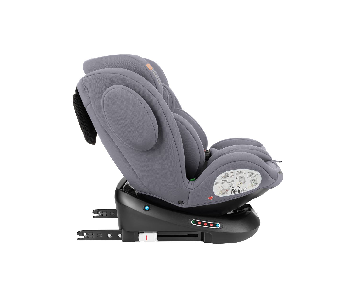 Silla de coche 40-150 cm i-Felix i-SIZE Gris Claro