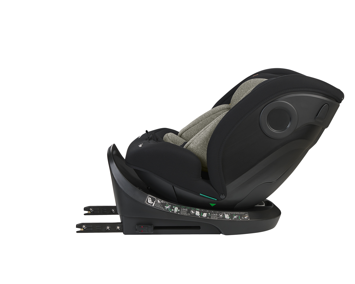 Silla de coche 40-150 cm i-Hike i-SIZE Verde Militar