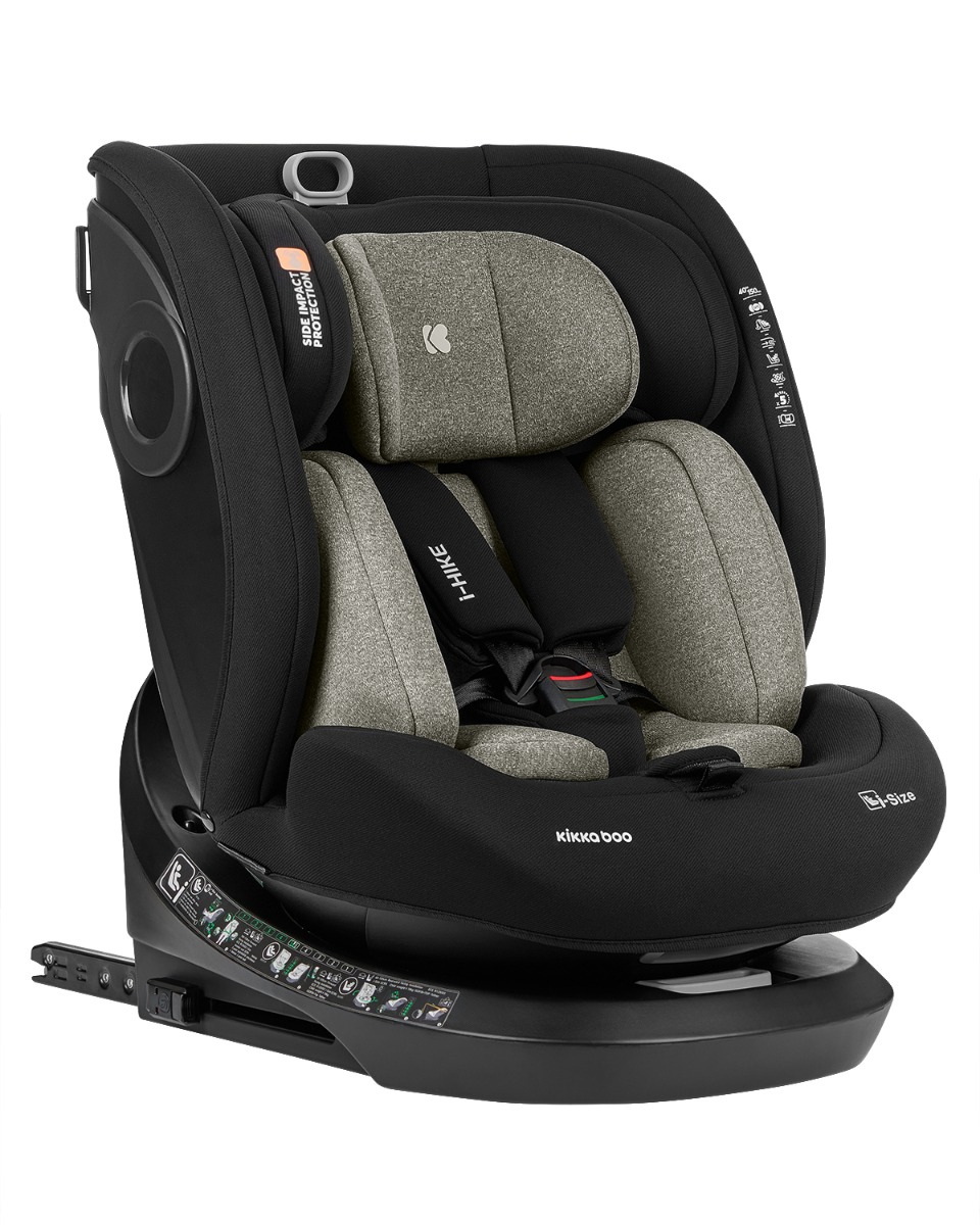 Silla de coche 40-150 cm i-Hike i-SIZE Verde Militar