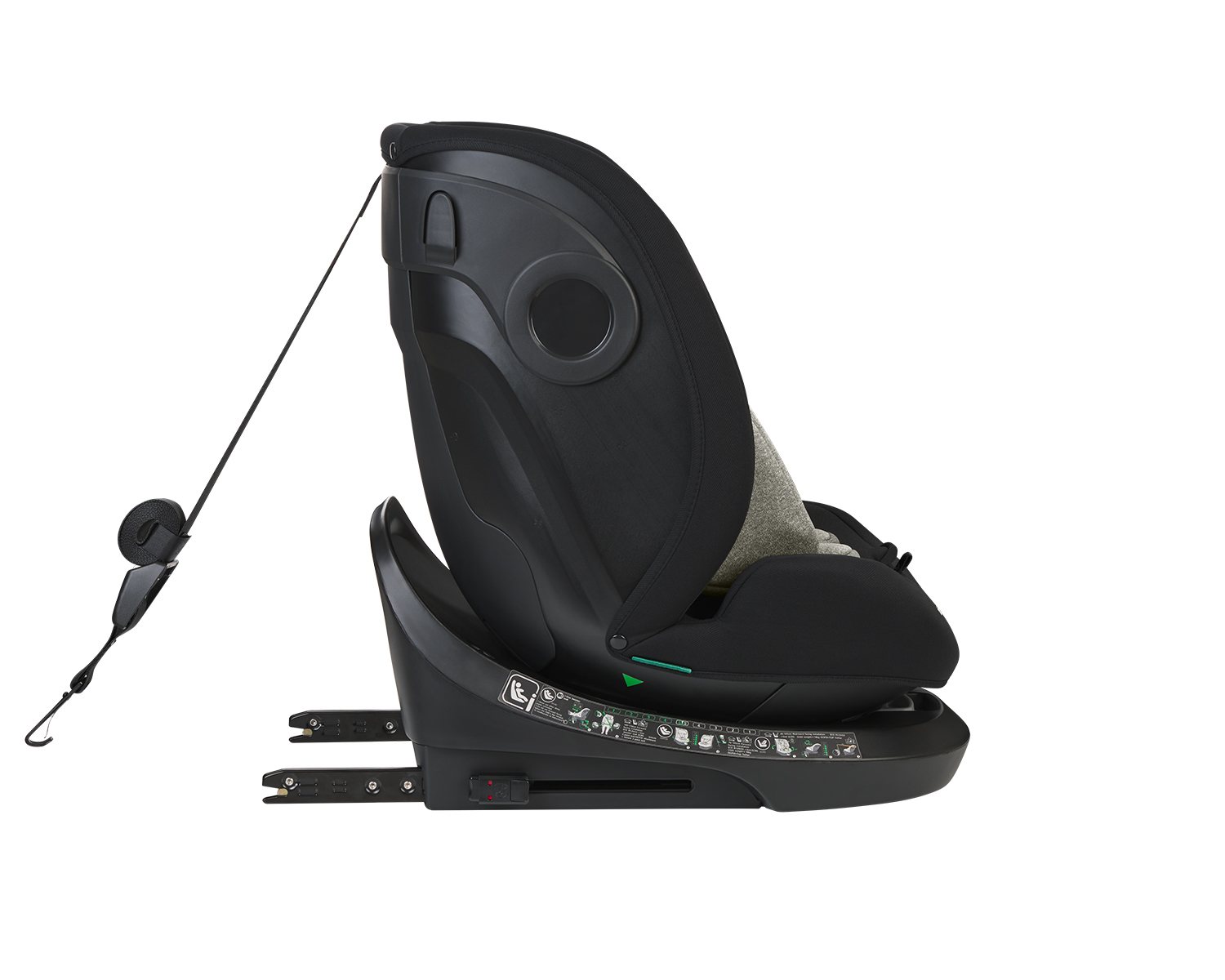 Silla de coche 40-150 cm i-Hike i-SIZE Verde Militar