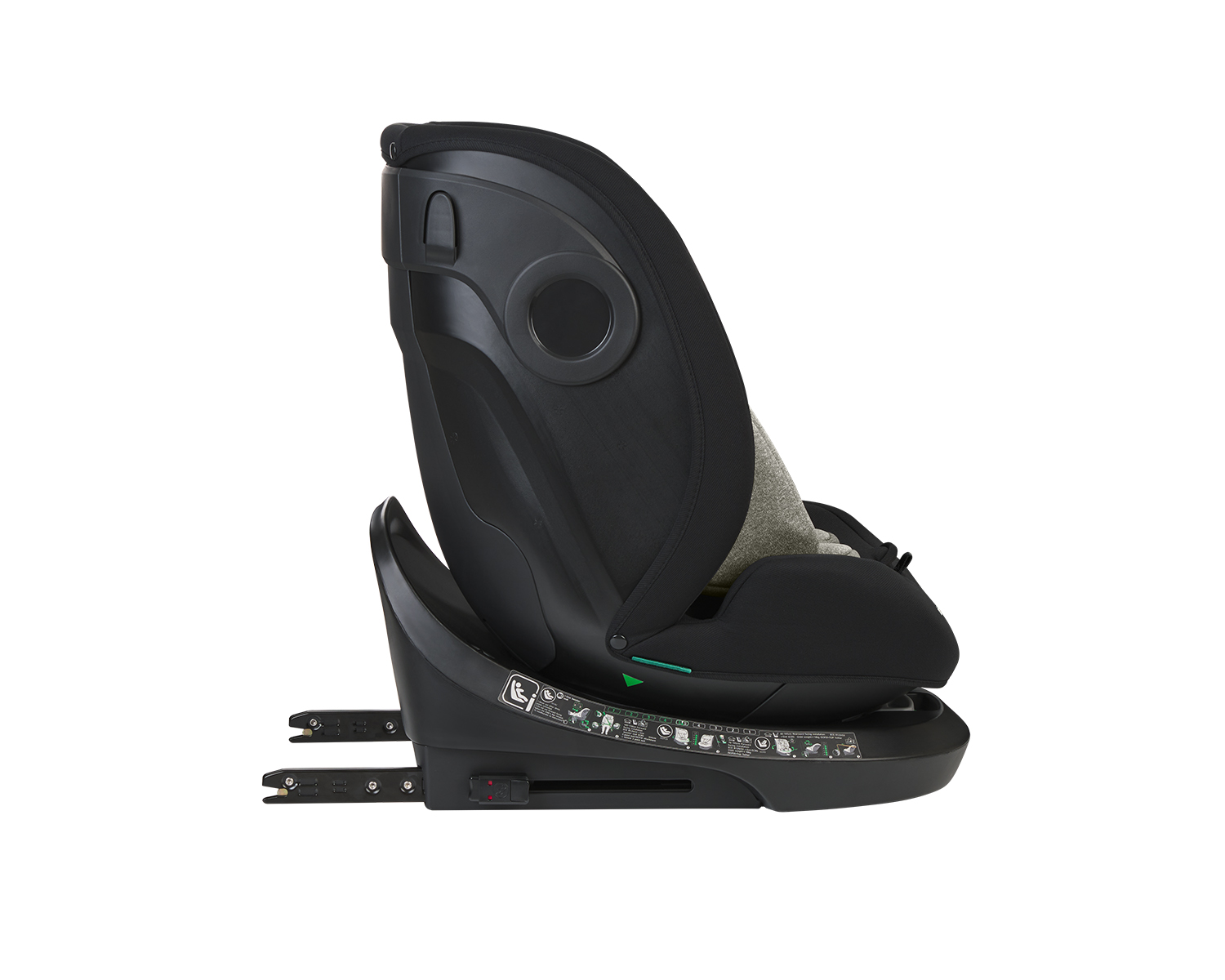 Silla de coche 40-150 cm i-Hike i-SIZE Verde Militar