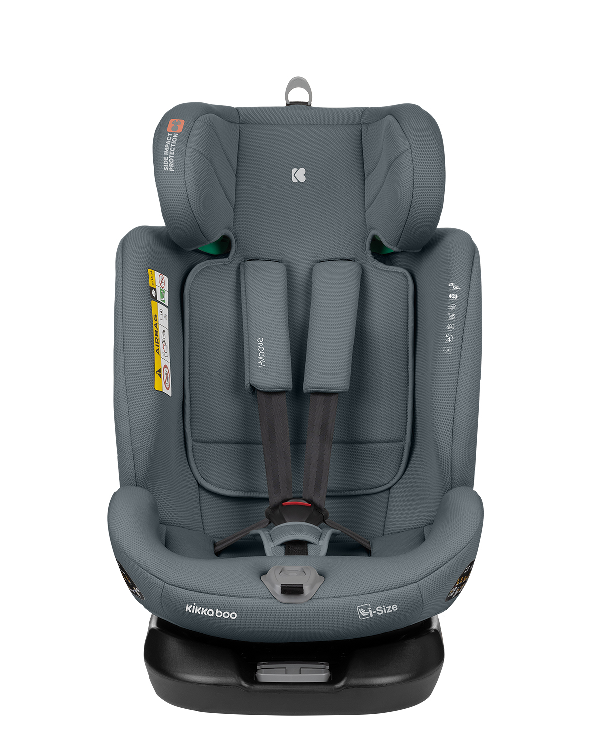 Silla de coche 40-150 cm i-Moove i-SIZE Gris Oscuro