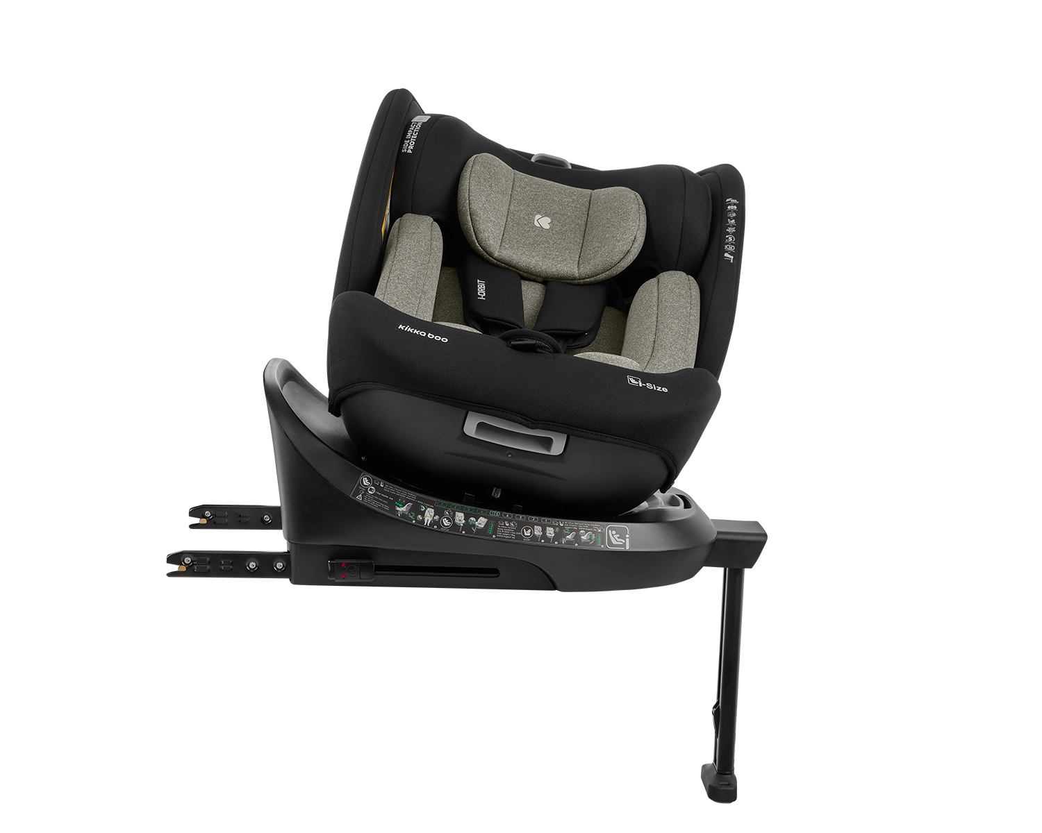 Silla de coche 40-150 cm i-Orbit i-SIZE Verde Militar