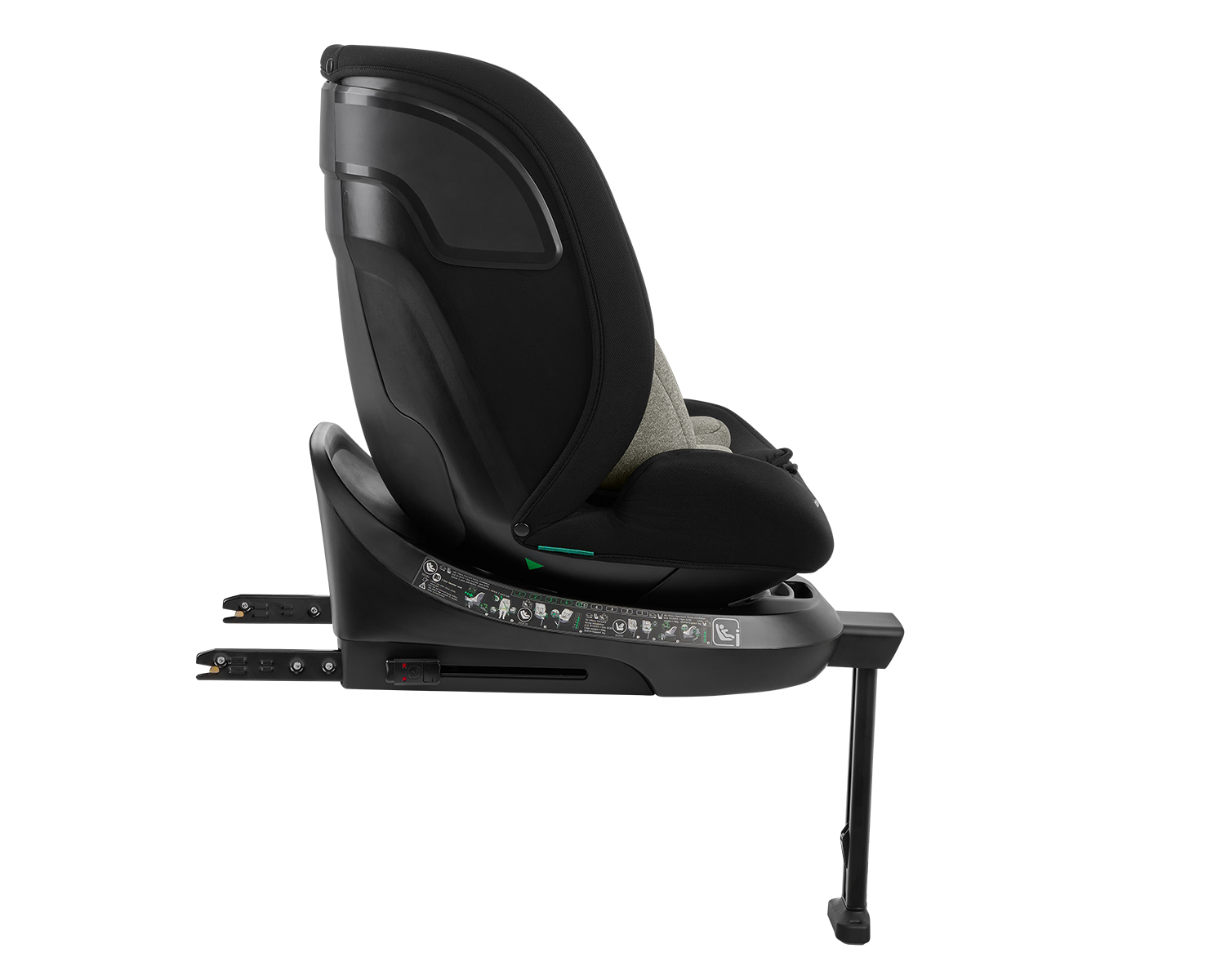Silla de coche 40-150 cm i-Orbit i-SIZE Verde Militar