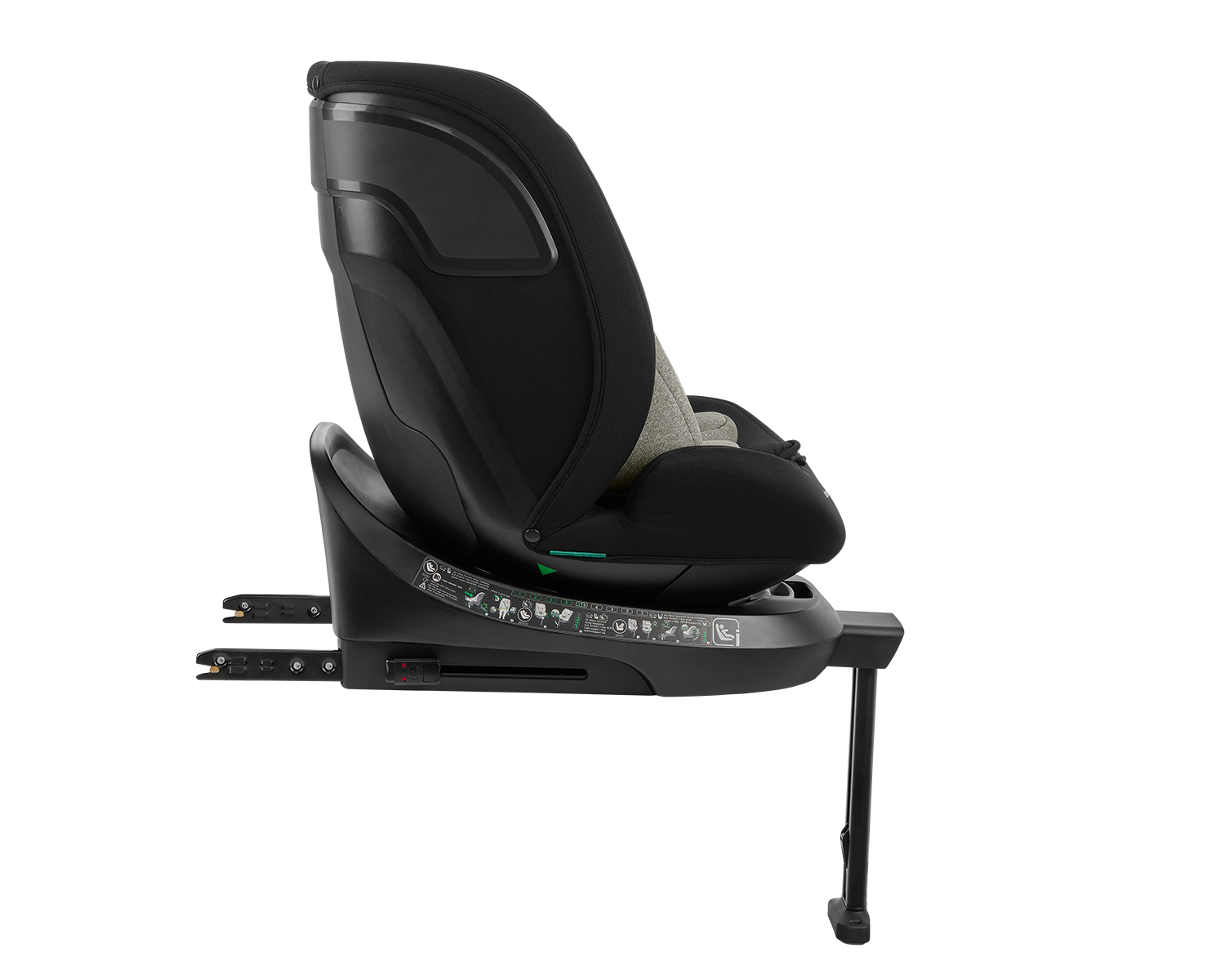 Silla de coche 40-150 cm i-Orbit i-SIZE Verde Militar