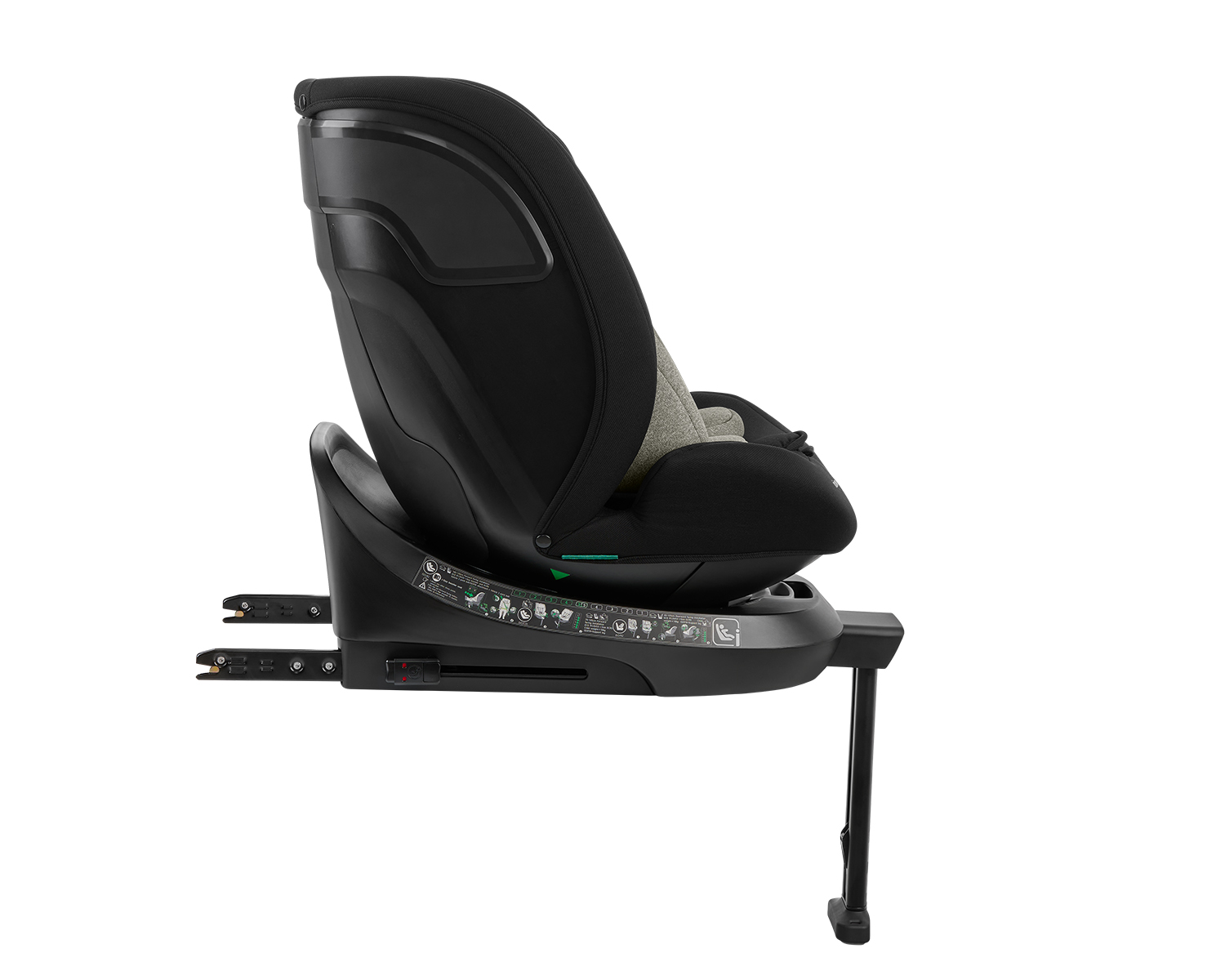 Silla de coche 40-150 cm i-Orbit i-SIZE Verde Militar