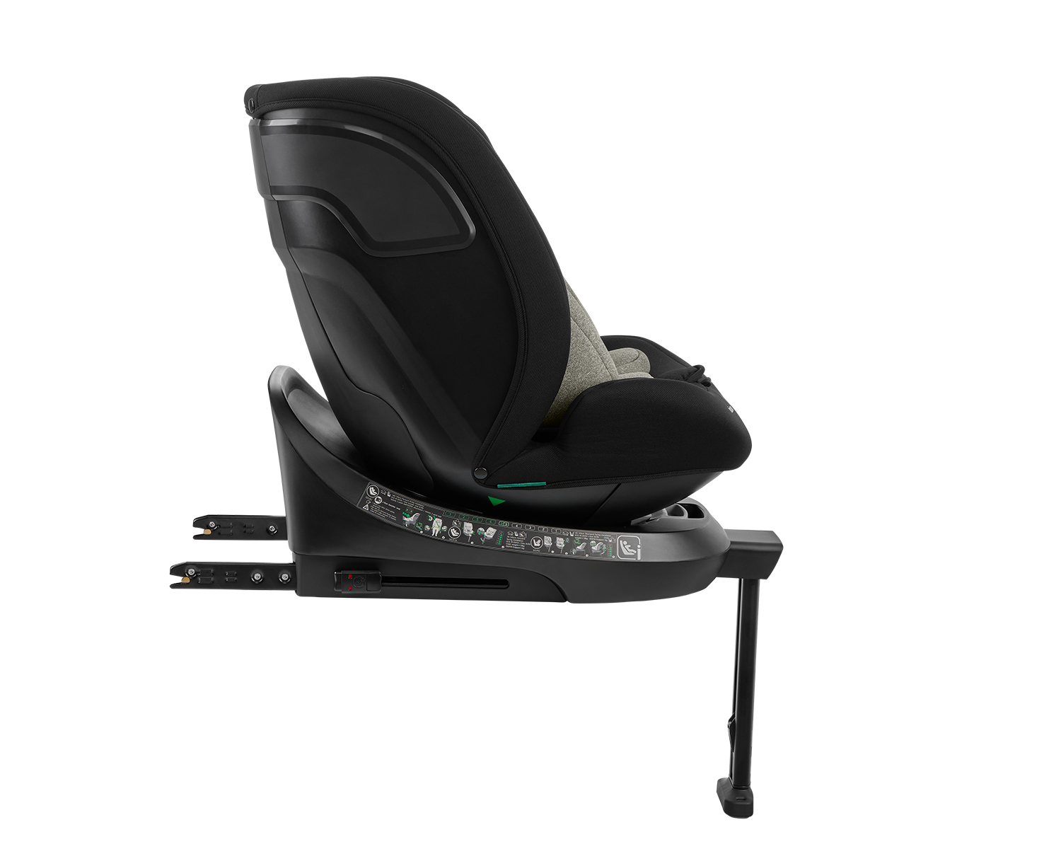 Silla de coche 40-150 cm i-Orbit i-SIZE Verde Militar