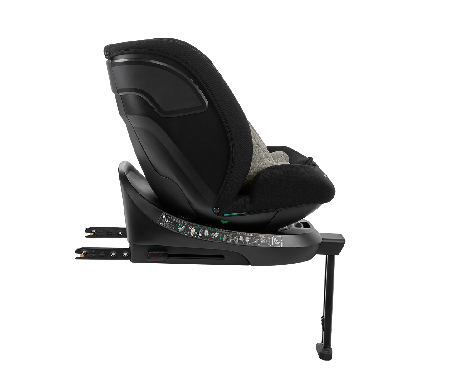 Silla de coche 40-150 cm i-Orbit i-SIZE Verde Militar