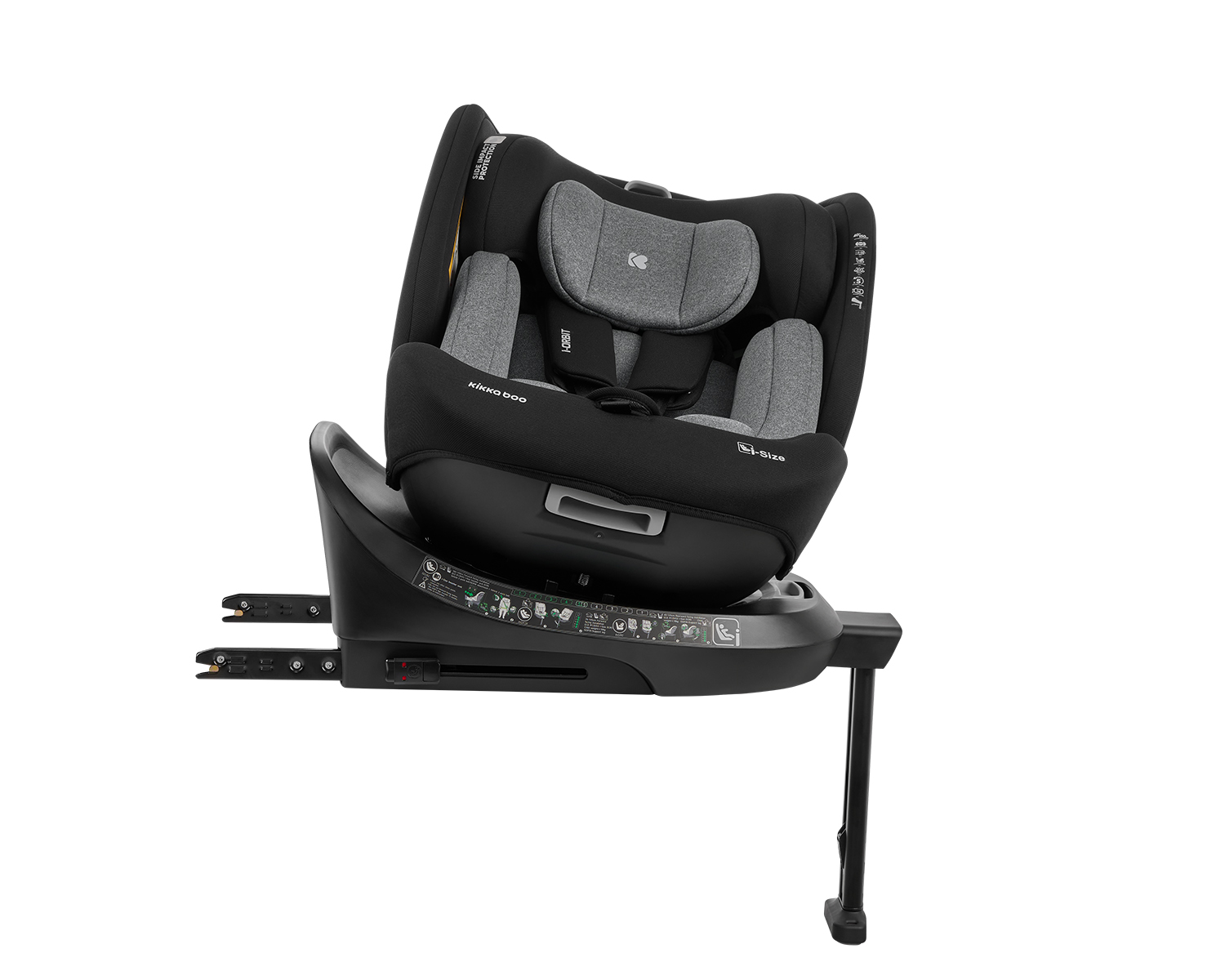 Silla de coche 40-150 cm i-Orbit i-SIZE Gris Oscuro