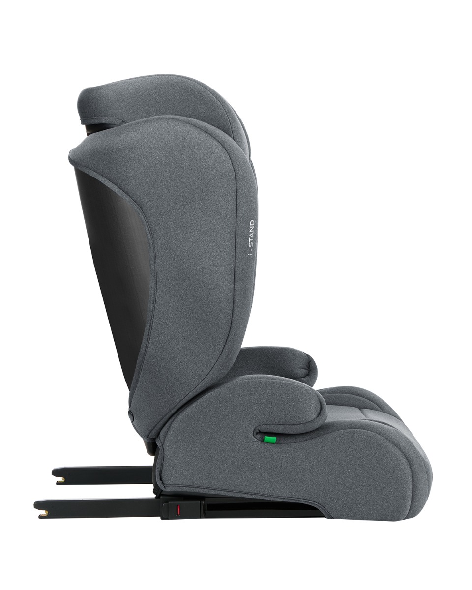 Silla de coche 100-150 cm i-Stand i-SIZE Gris Oscuro