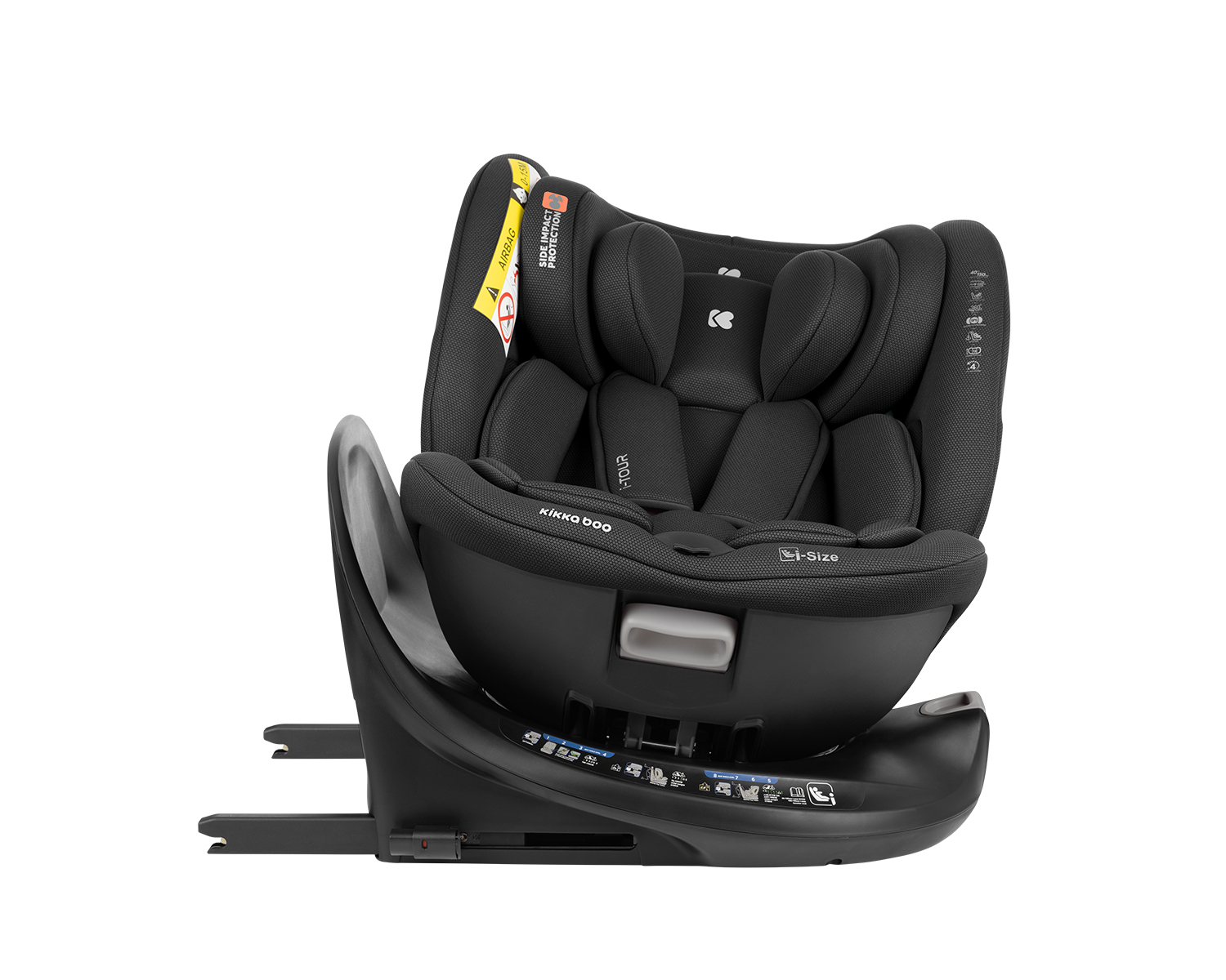 Silla de coche 40-150 cm i-Tour i-SIZE Negro