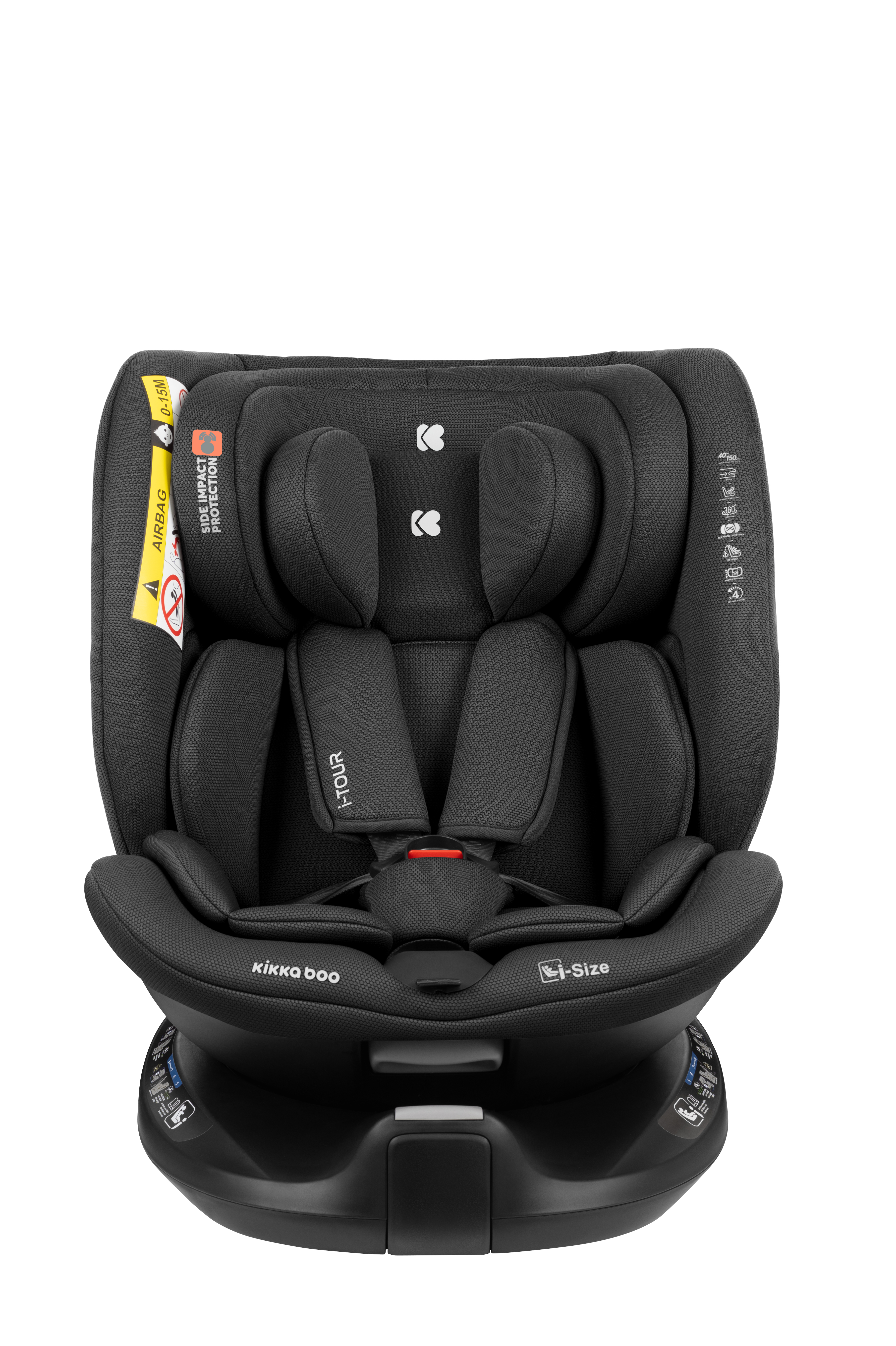 Silla de coche 40-150 cm i-Tour i-SIZE Negro