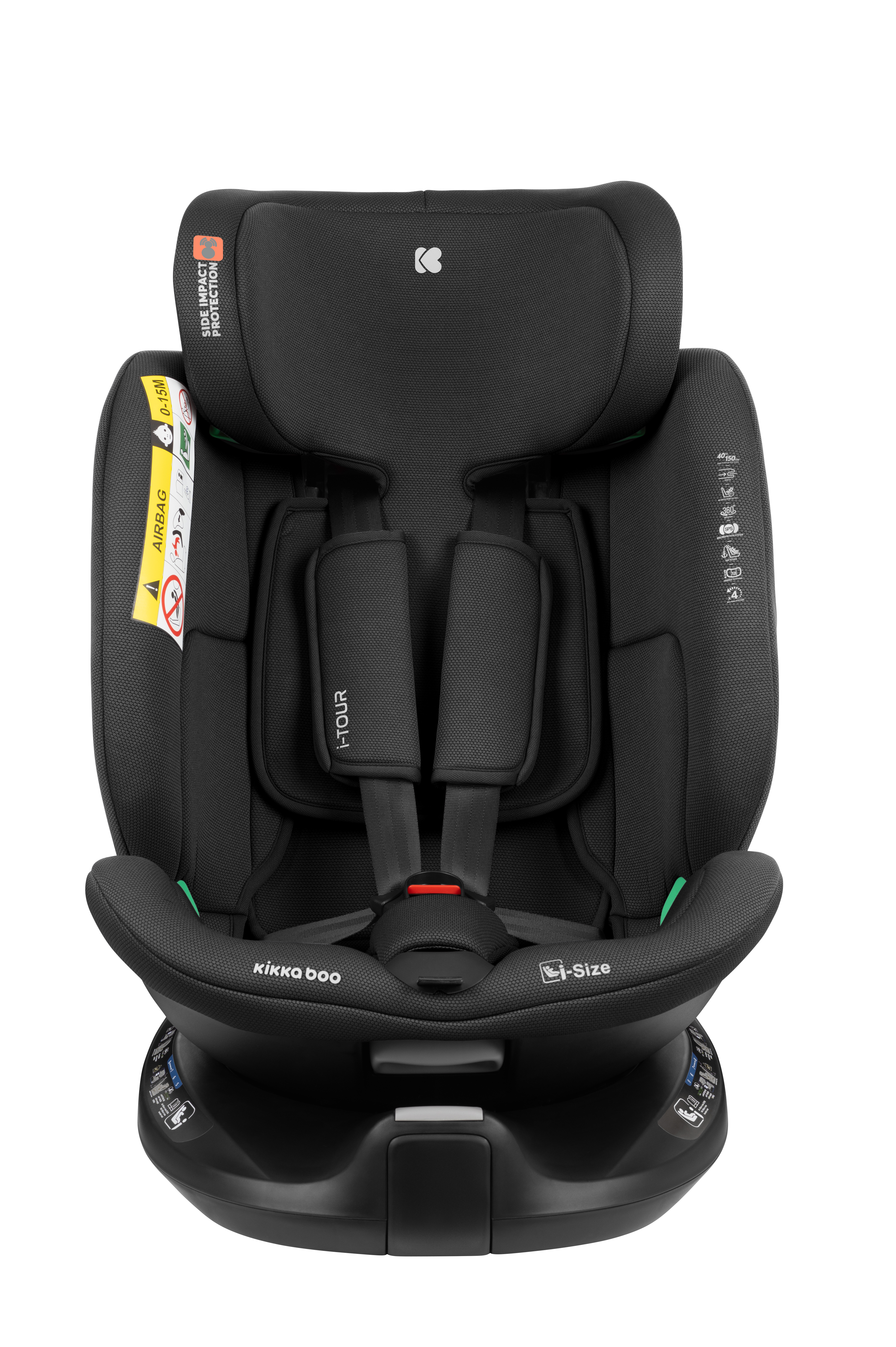 Silla de coche 40-150 cm i-Tour i-SIZE Negro
