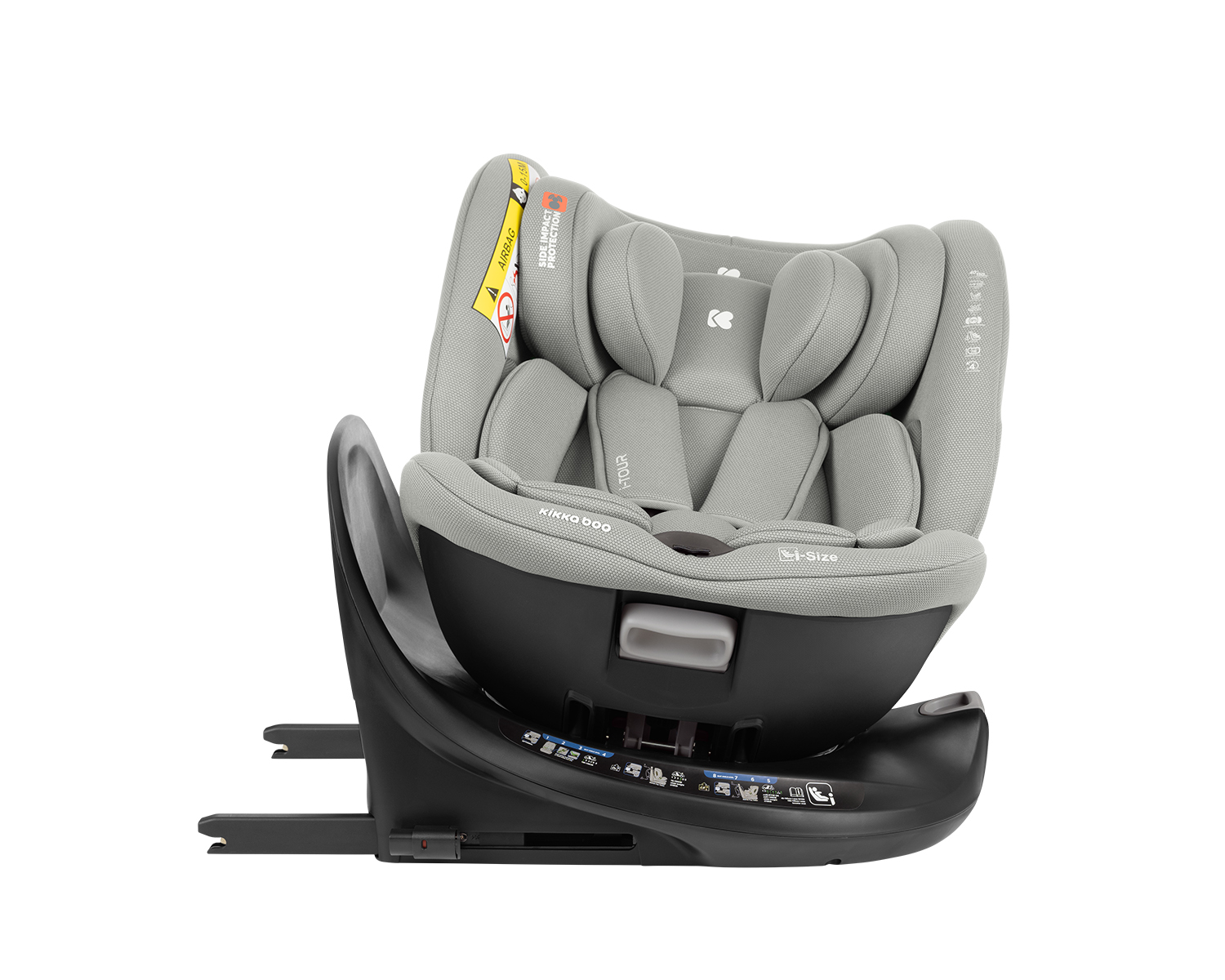 Silla de coche 40-150 cm i-Tour i-SIZE Gris Claro