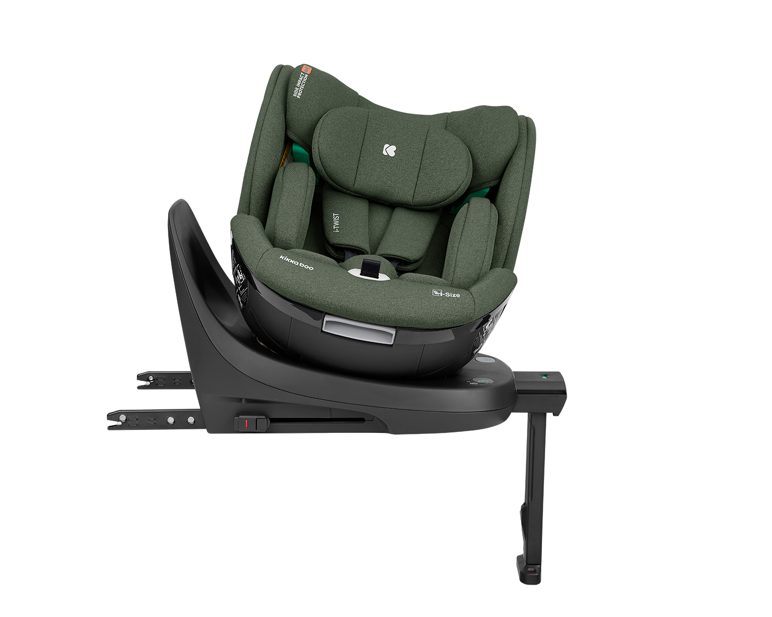 Silla de coche 40-150 cm i-Twist i-SIZE Verde Militar