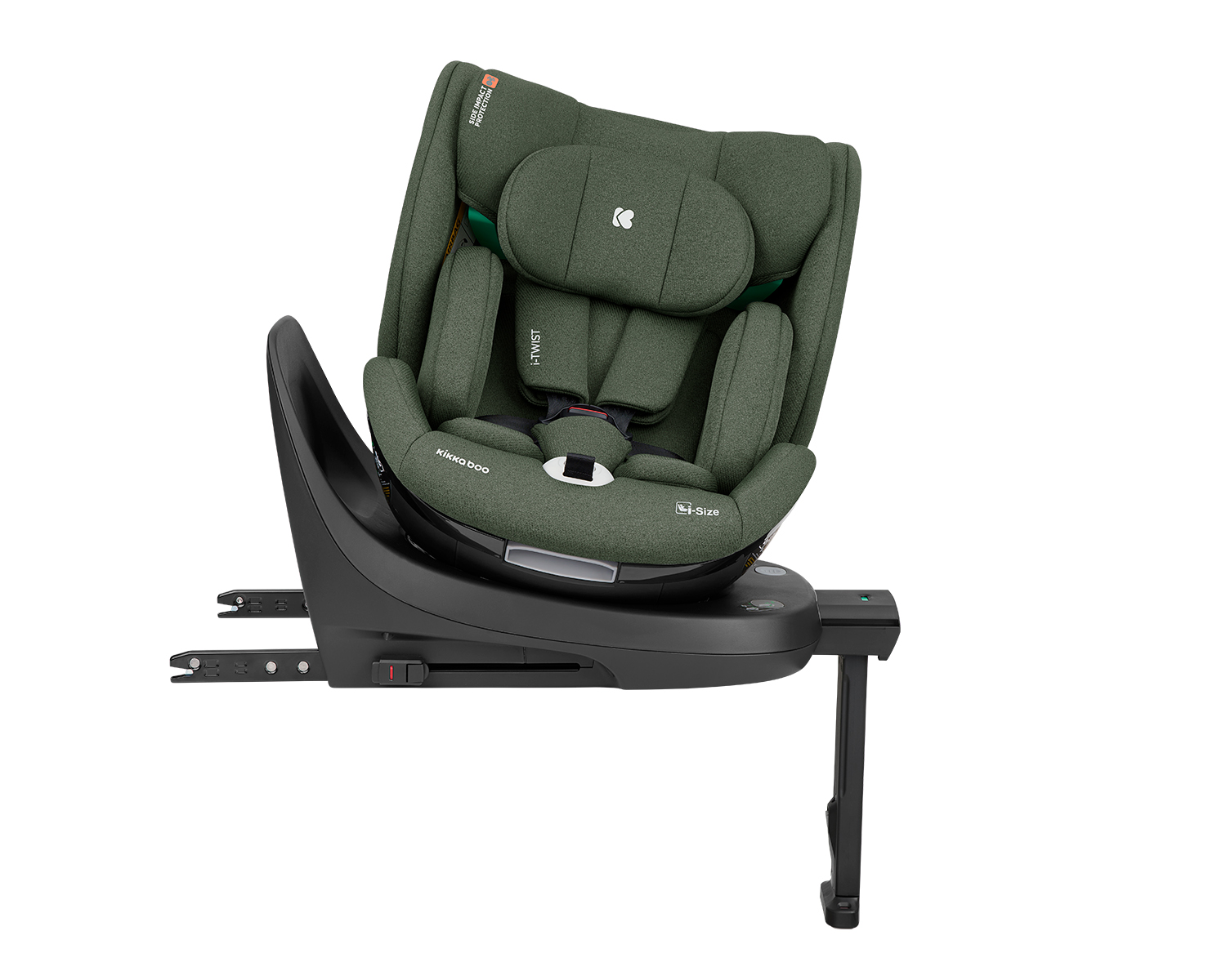 Silla de coche 40-150 cm i-Twist i-SIZE Verde Militar