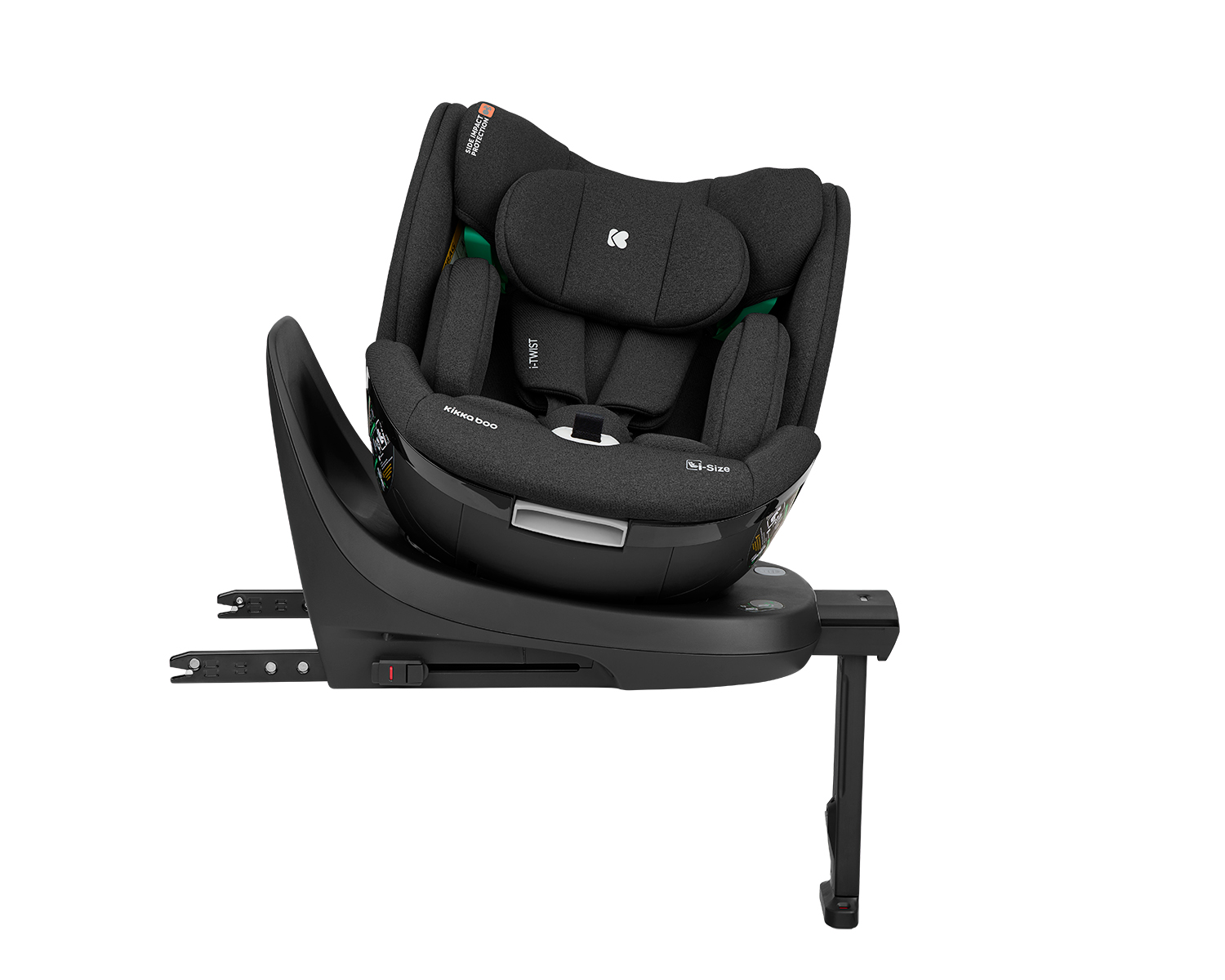 Silla de coche 40-150 cm i-Twist i-SIZE Negro