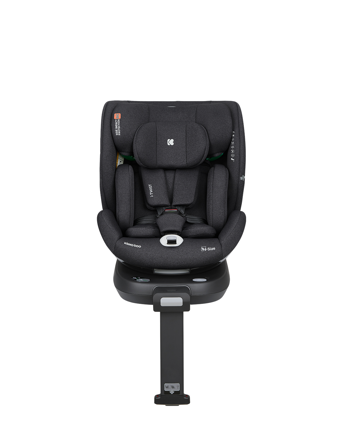 Silla de coche 40-150 cm i-Twist i-SIZE Negro