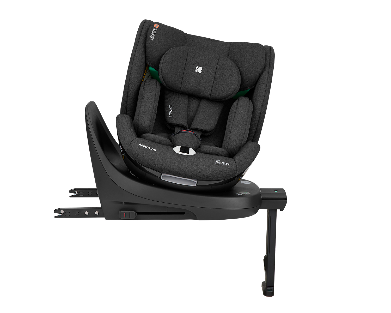 Silla de coche 40-150 cm i-Twist i-SIZE Negro