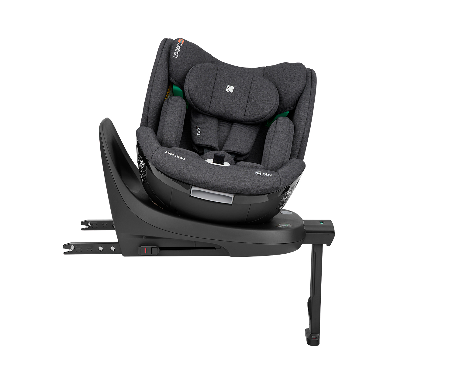 Silla de coche 40-150 cm i-Twist i-SIZE Gris Oscuro
