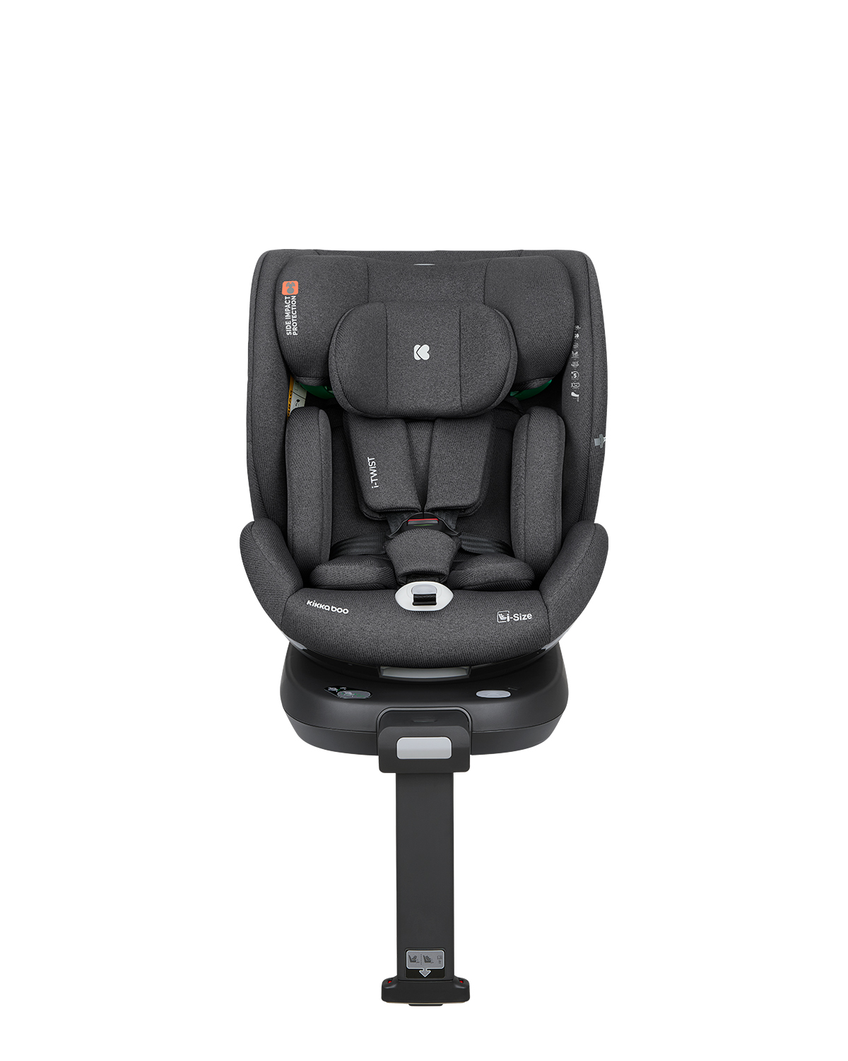 Silla de coche 40-150 cm i-Twist i-SIZE Gris Oscuro