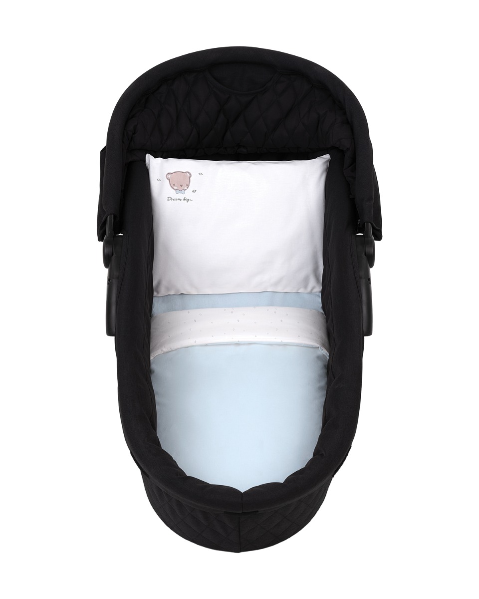 Juego de cama para capazo 6 piezas Dream Big Azul
