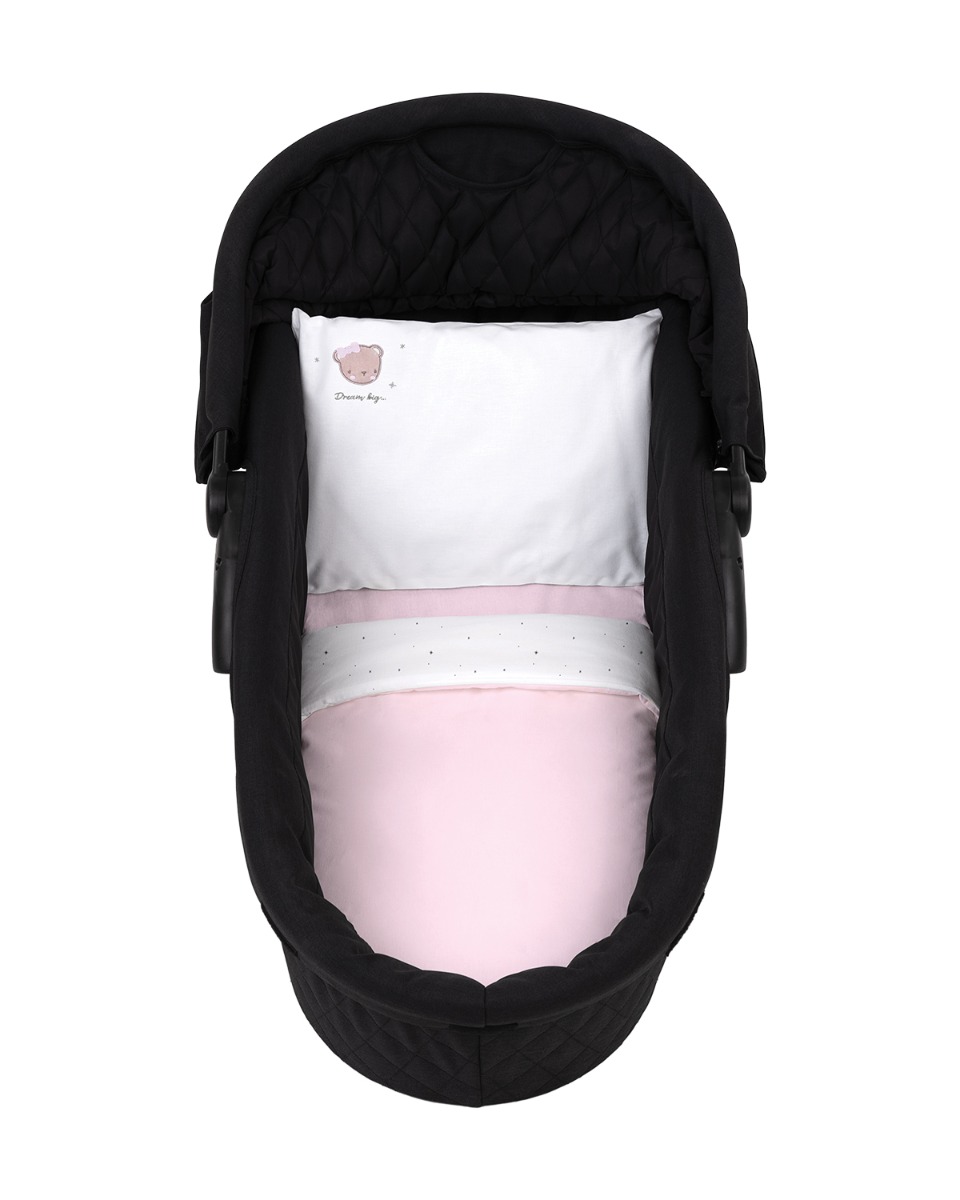 Juego de cama para capazo 6 piezas Dream Big Rosa