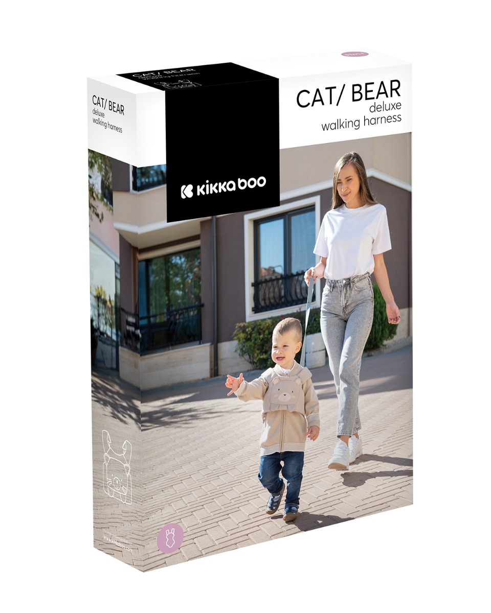 Correa de bebé para caminar Bear Beige 2024