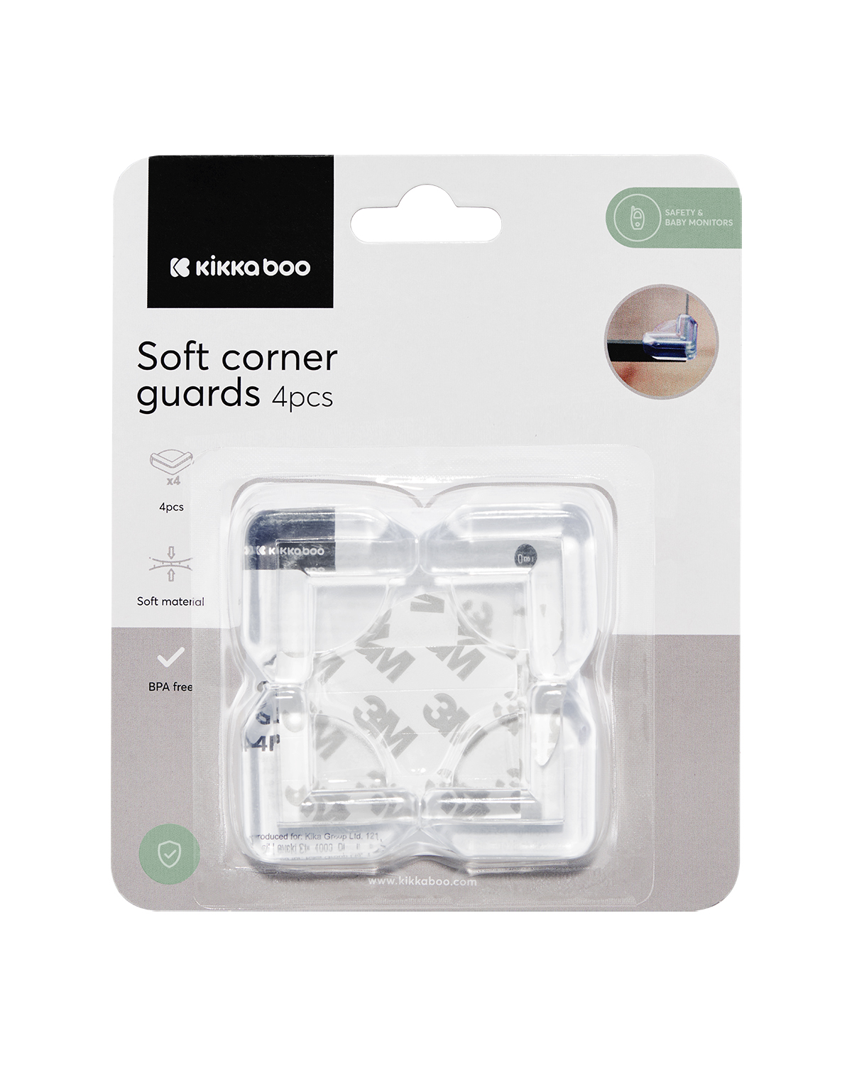 Protectores de esquinas en forma L 4uds