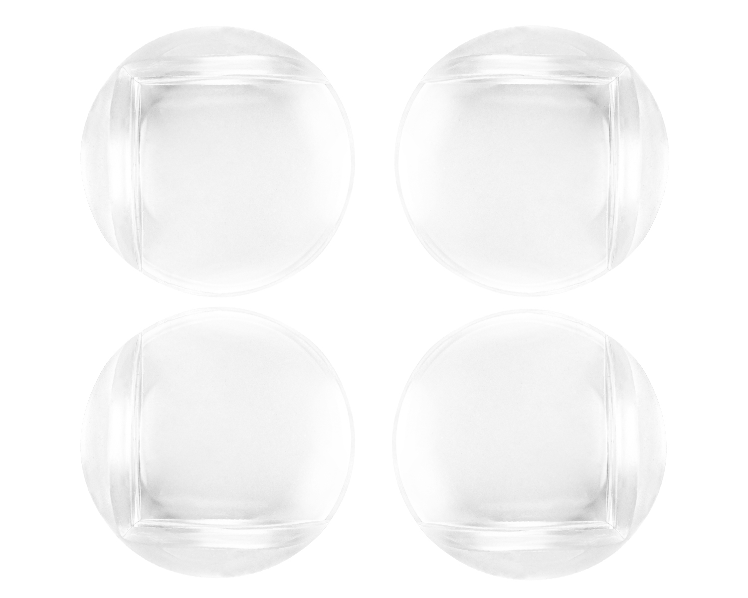 Protectores de esquina grandes de forma redonda 4uds