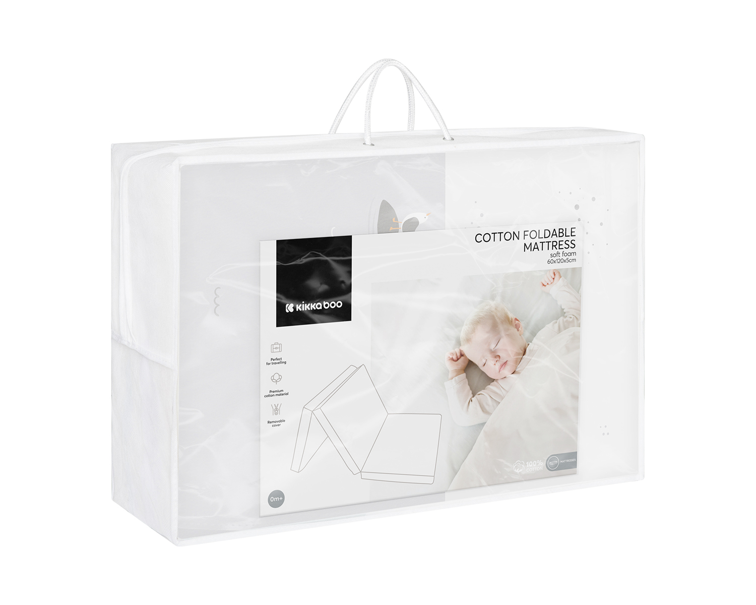 Foldable mattress 60/120/5 cm Seally Me