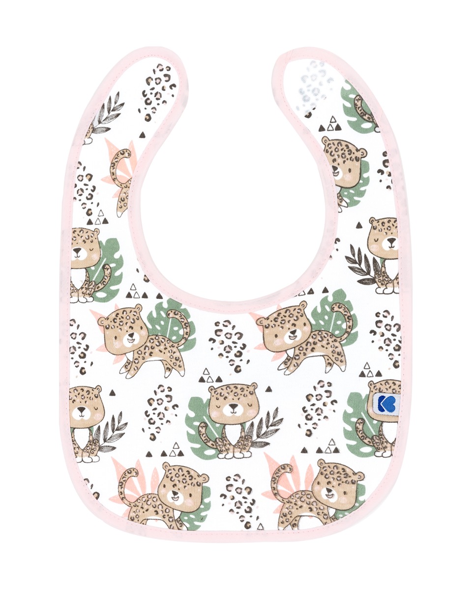Set de 3 baberos de algodón Savanna Rosa