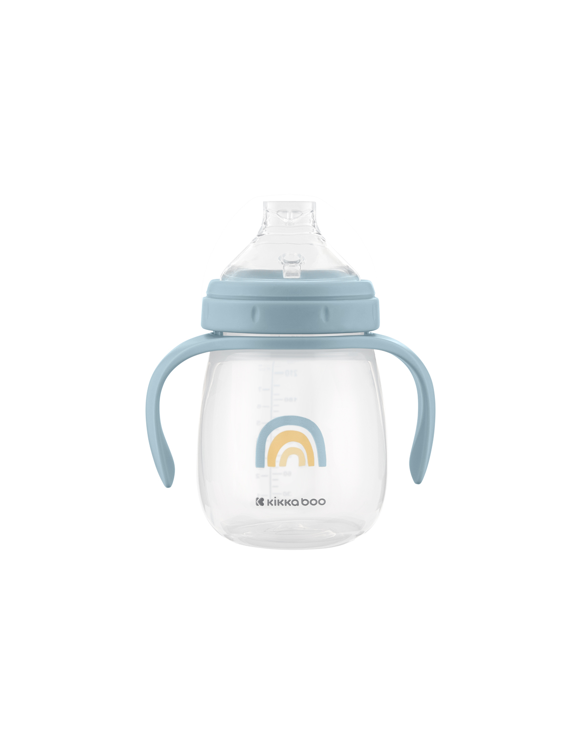 Taza con boquilla de silicona 240ml Stripy Friends