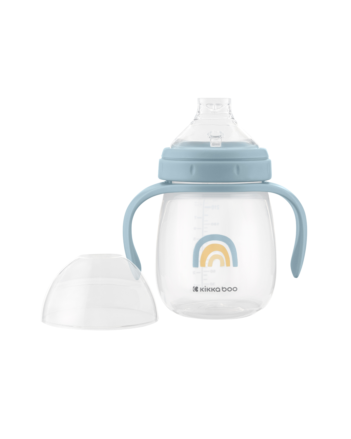 Taza con boquilla de silicona 240ml Stripy Friends