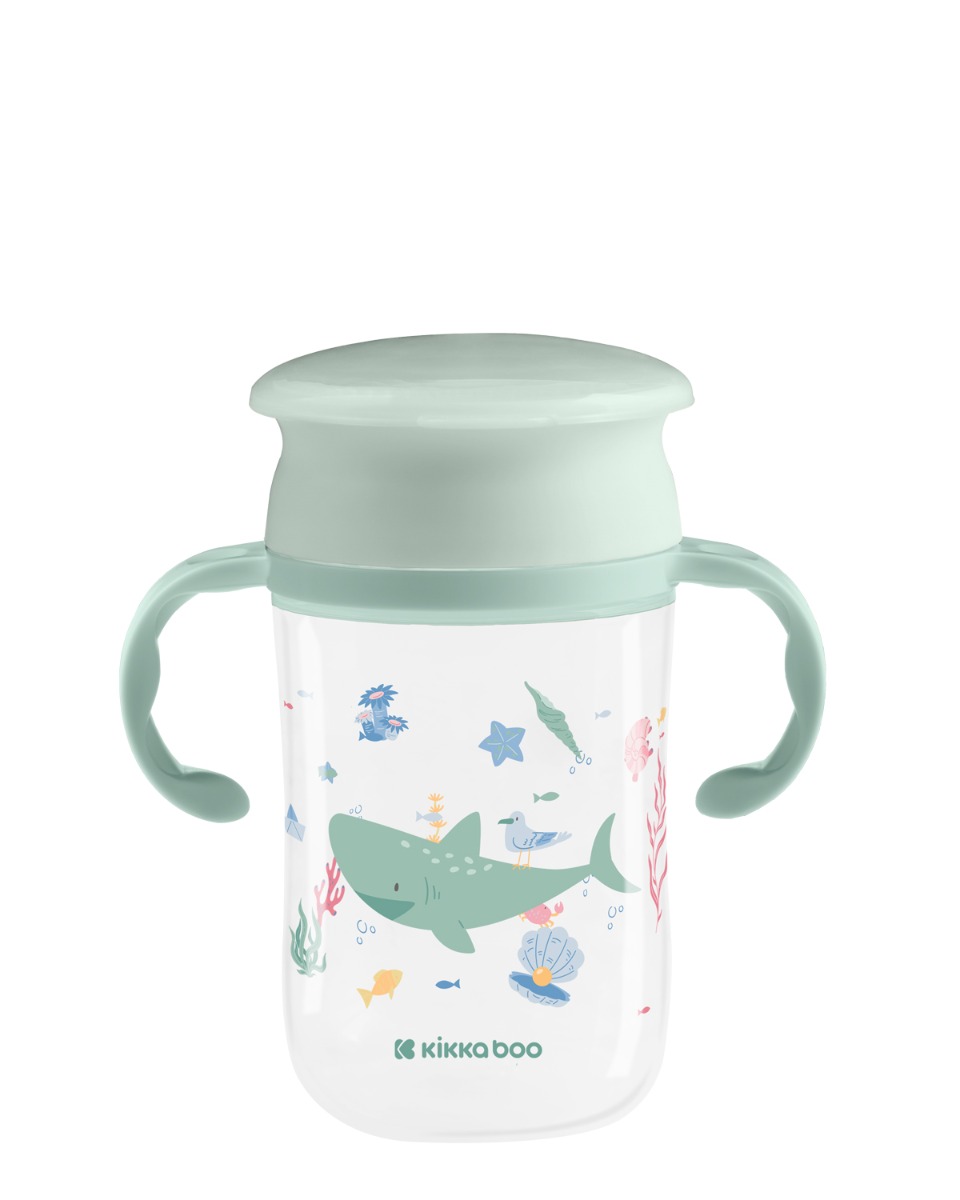 Taza 360º con asas 300ml Deep Sea Menta