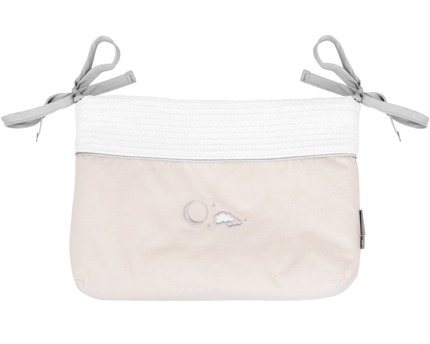 Cesta de pañales con lazos Dream Big Beige
